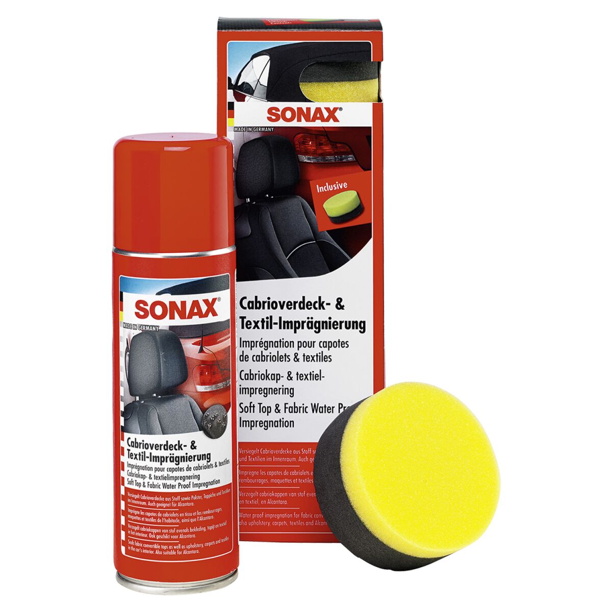 SONAX - Cabrioverdeck- & Textil-Imprägnierung 300ml, 18,99 €