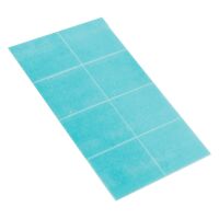 Kovax Tolecut Stick-On Schleifpapier P2500 blau 1 Bogen 8 Stück