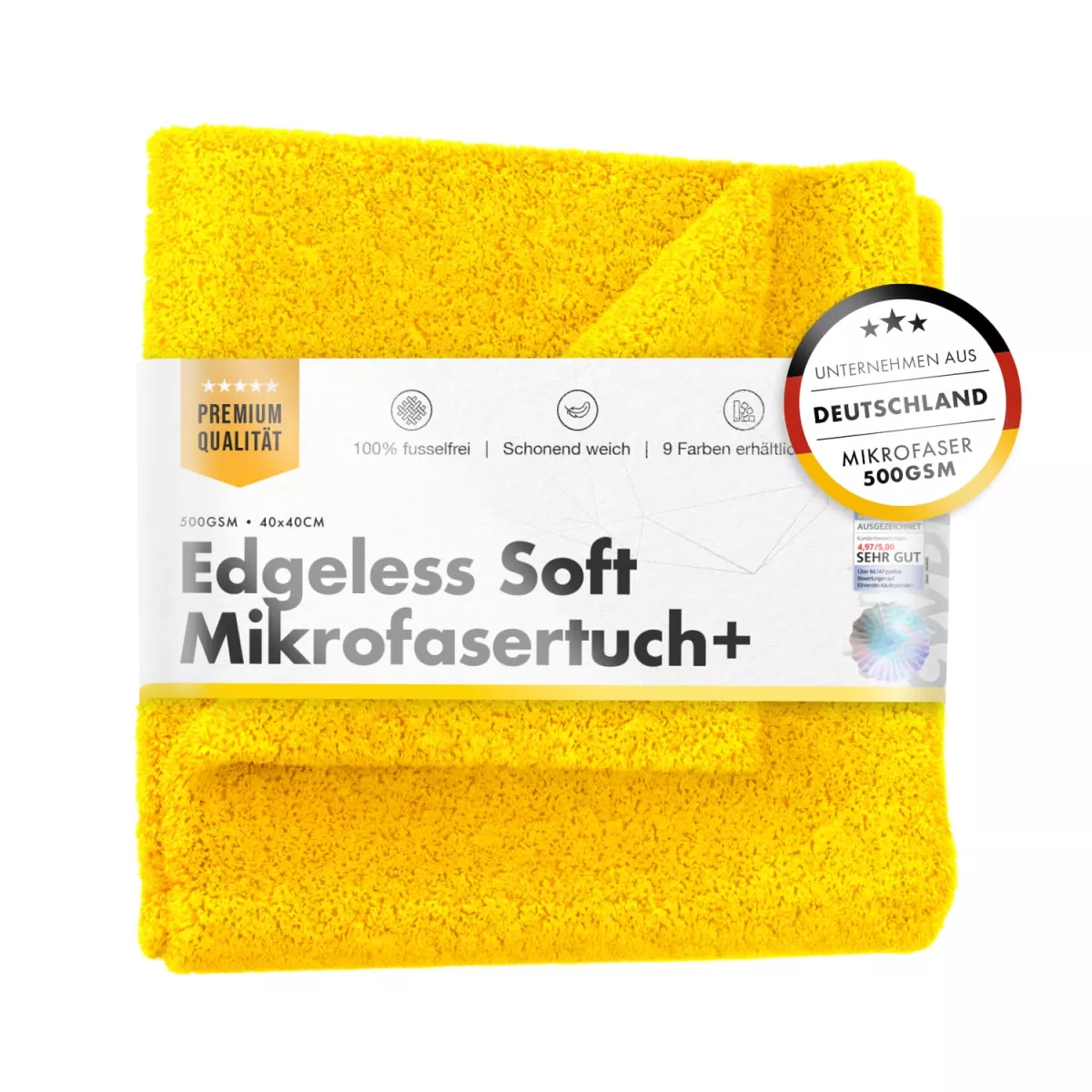 Edgeless Soft Touch Towel Gelb