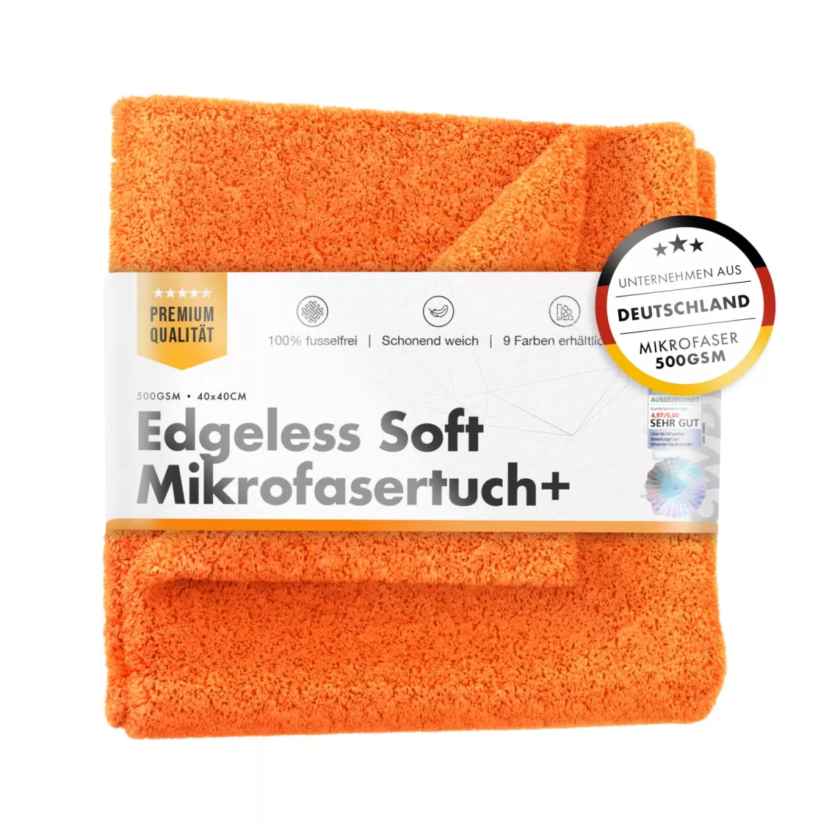 Edgeless Soft Touch Towel Orange