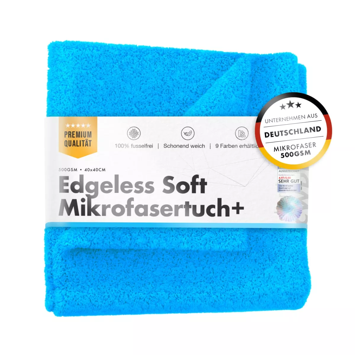 Edgeless Soft Touch Towel Blau