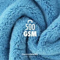 chemicalworkz Edgeless Soft Touch Towel 500GSM Blau Poliertuch 40×40cm