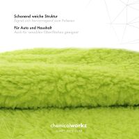 chemicalworkz Edgeless Soft Touch Towel 500GSM Grün Poliertuch 40×40cm