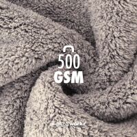 chemicalworkz Edgeless Soft Touch Towel 500GSM Grau Poliertuch 40×40cm