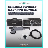 chemicalworkz DA21 Pro Poliermaschinen Set mit Nanolex Polituren BASIC