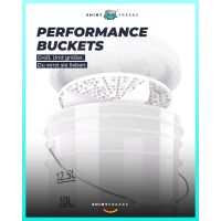 chemicalworkz Performance Buckets Wascheimer 5GAL Weiß Transparent