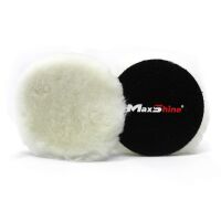 MaxShine Cutting Premium Woll-Polierpad 125mm schwarz