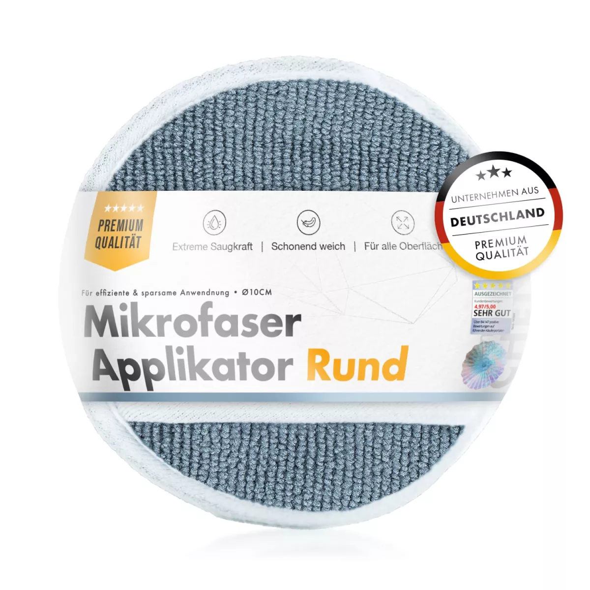Round Microfiber Applicator
