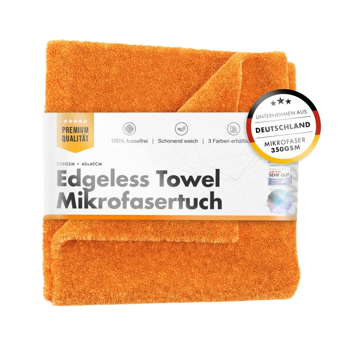 Edgeless Towel Orange