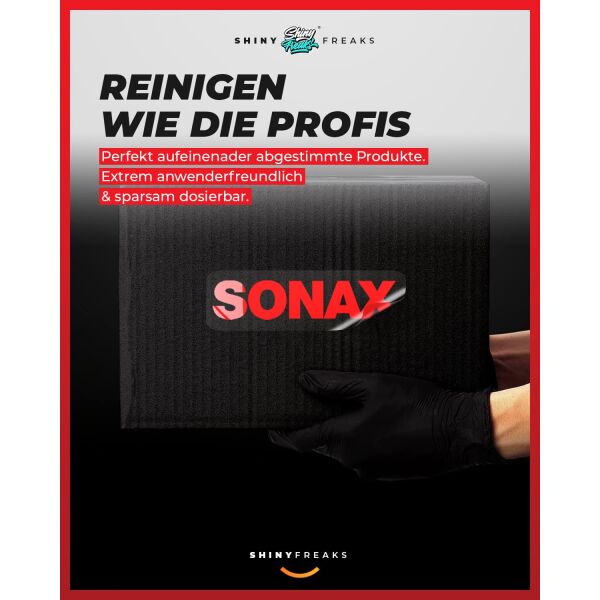 Autowäsche Set: Waschset Sonax Glanzshampoo Konzentrat (500ml) inkl.,  136,05 €