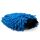 The Collection Chenille Mitt Waschhandschuh petrol