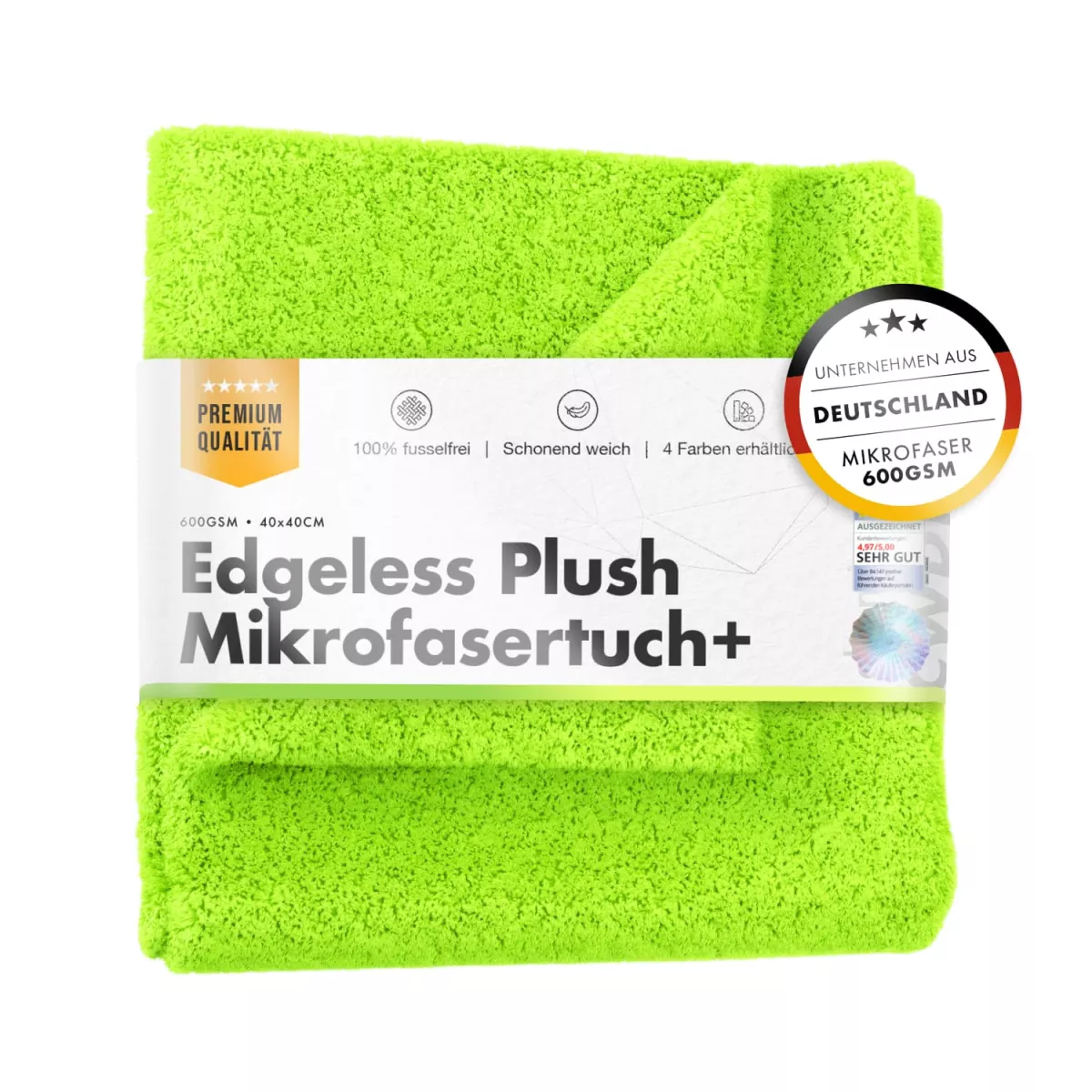Edgeless Plush Towel Grün