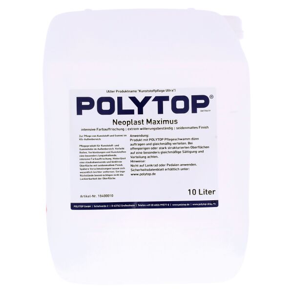 Polytop Neoplast Maximus Kunststoffpflege 10L