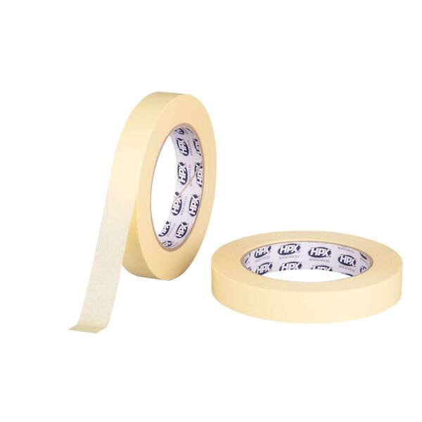 HPX Masking Tape 100°C cream 19mm x 50m
